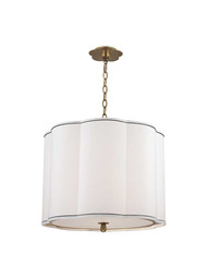 Sweeny 20 inch Pendant in Aged Brass.